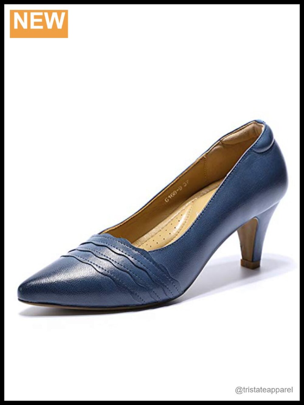 Pointed Toe High Heel Dress Pumps Leather Office Shoes